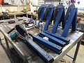 The (slow) progress of making the frames.